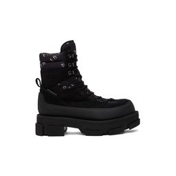 Black Gao Platform Boots 232287M255001