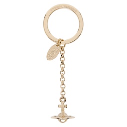 Gold Hanging Orb Keychain 232314M148025