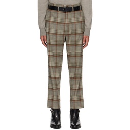 Beige   Brown Cruise Trousers 232314M191010
