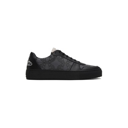 Black   Gray Classic Low Sneakers 232314M237006