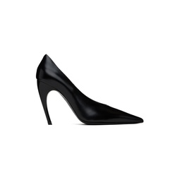 Black Curved Heels 232334F122011