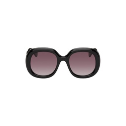 Black Square Sunglasses 232338F005000