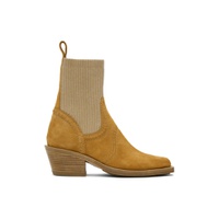 Tan Nellie Ankle Boots 232338F113008