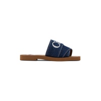 Blue Woody Sandals 232338F124007