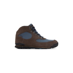 Brown   Blue Jag Boots 232338M255004
