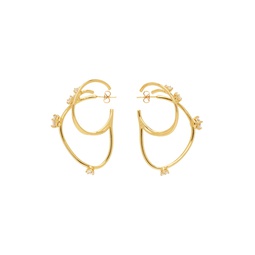 Gold Constellation Hoop Earrings 232340F022006