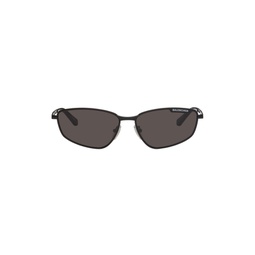 Black Rectangular Sunglasses 232342F005038