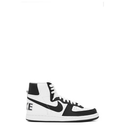Black   White Nike Edition Terminator High Sneakers 232347M236000