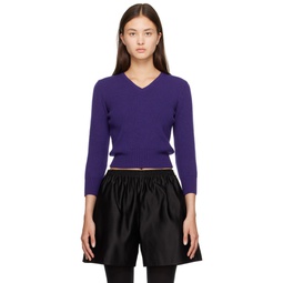 Purple Cael Sweater 232359F100001