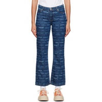 Blue Megamarni Jeans 232379F069002
