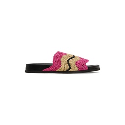 Pink   Beige No Vacancy Inn Edition Fussbett Sandals 232379F124001