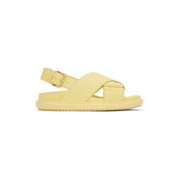 Yellow Fussbett Sandals 232379F124014