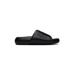 Black Pouf Sandals 232379F124028