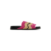 Pink   Beige No Vacancy Inn Edition Fussbett Sandals 232379M234002