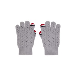 Gray Touchscreen Gloves 232381F012000