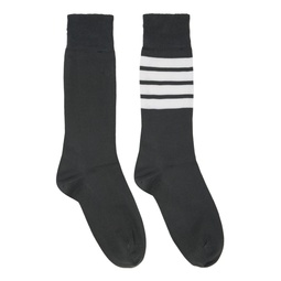 Gray 4 Bar Socks 232381F076009