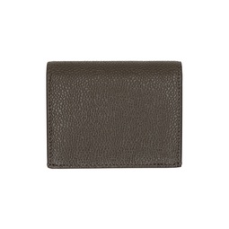 Brown Double Card Wallet 232381M163001