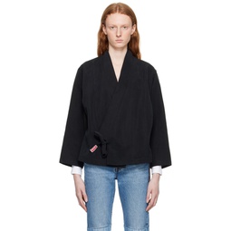 Black  Paris Kimono Jacket 232387F063003