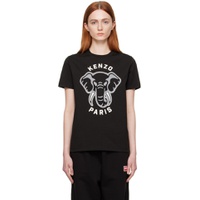 Black  Paris Varsity Jungle T Shirt 232387F110011