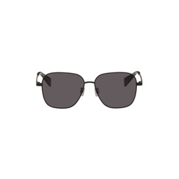 Black Aviator Sunglasses 232387M134013