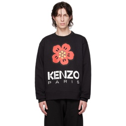 Black  Paris Boke Flower Sweatshirt 232387M204005