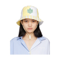Yellow   White Hotel Olympia Edition Poolside Stripes Bucket Hat 232389F015000