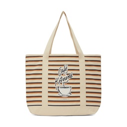 Off White Coffee Cup Tote 232389F049001