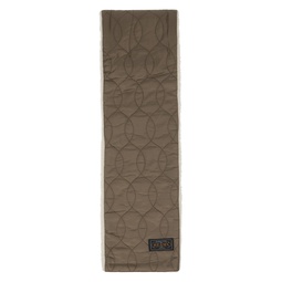 Khaki Quilted Scarf 232398M150001