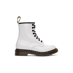 White 1460 Lace Up Boots 232399F113002