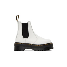 White 2976 Chelsea Boots 232399F113005