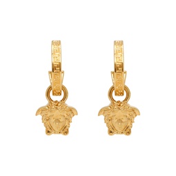 Gold La Medusa Greca Earrings 232404F022019