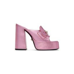 Pink Medusa 95 Heeled Sandals 232404F125014