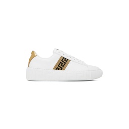 White Greca Sneakers 232404F128003
