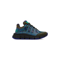 Blue   Green Trigreca Sneakers 232404M237024