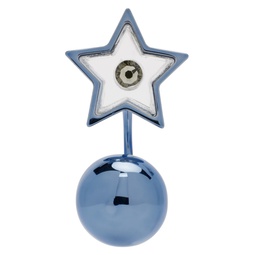 Blue Star Single Earring 232413F022013