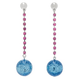 Pink   Blue Lounge Earrings 232416F022023