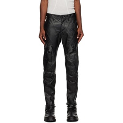 Black Rider Leather Pants 232420M189000