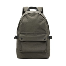 Gray Happy Face Backpack 232422M170004