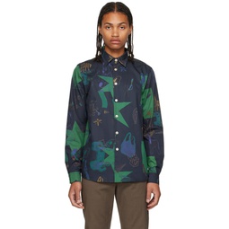 Navy Magnificent Obsessions Shirt 232422M192016