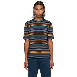 Multicolor Stripe T Shirt 232422M213026