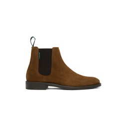 Brown Cedric Chelsea Boots 232422M223002