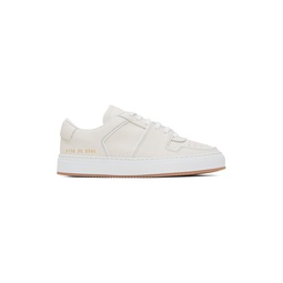 White Decades Low Sneakers 232426F128013