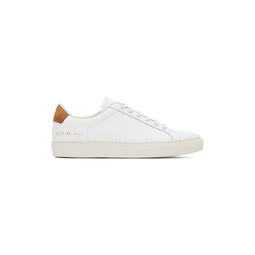 White Retro Low Sneakers 232426F128016