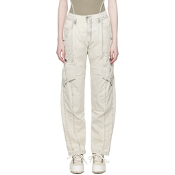White Utility Trousers 232429F087007