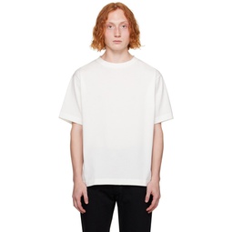 White Wide T Shirt 232433M213000