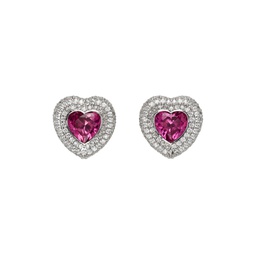 Silver   Pink  3171 Earrings 232439F022018