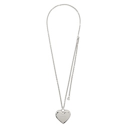 Silver  5000 Heart Micro Bag Necklace 232439M145040