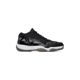 Black Air Jordan 11 Retro Low Sneakers 232445M237021
