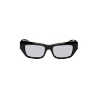 Black Rectangular Sunglasses 232451F005031