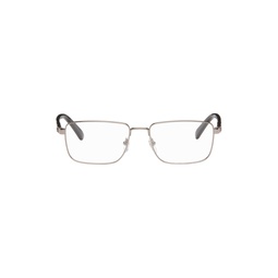 Silver Rectangular Glasses 232451M133004